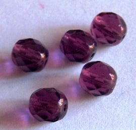 KPR02 Facetkraal amethyst 8mm