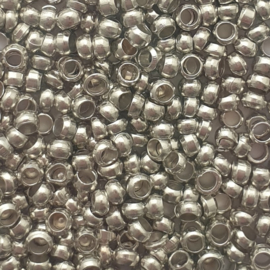 Knijpkraaltjes antiek-zilver - 3mm