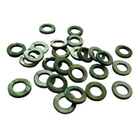 Schelp kraal rond groen