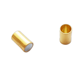 Magneetslot goud voor 5mm leer / koord