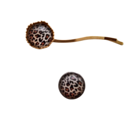 Cabochon luipaard - 14mm