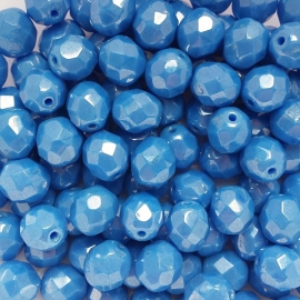 Facetkraal diep lavendelblauw shine - ca. 8mm