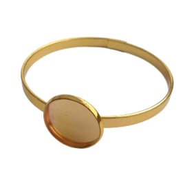 Armband voor 20mm cabochon goud