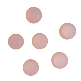 Polaris cabochon mat ballet pink - 12mm