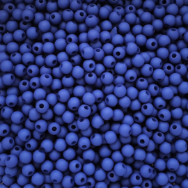 Acryl kraaltje mat prinsessenblauw  - ca. 4mm