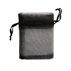 Organza zakje small zwart