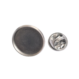 Pin met setting voor 16mm cabochon