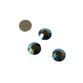 Plaksteentje facet blauw SS20 (4,8mm)