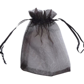 Organza kadozakje medium zwart