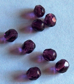 KPR01 Facetkraal amethyst 5mm