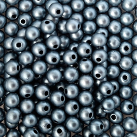 Kunststof kraaltje metallic blauw