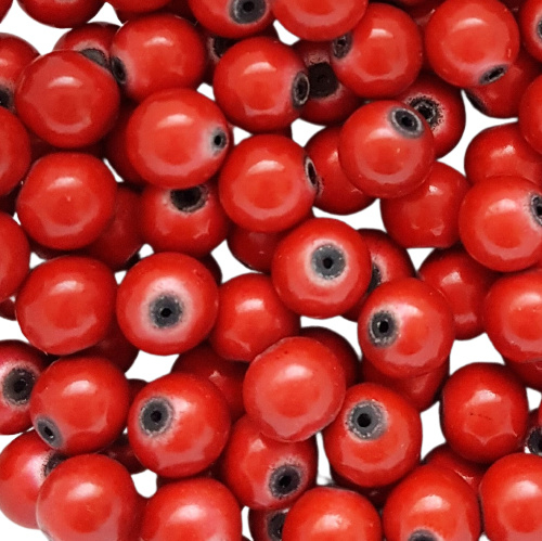Miracle bead red - 8mm