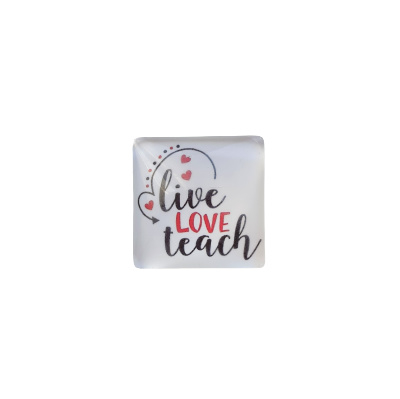 Cabochon Live Love Teach