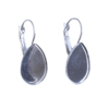 Oorhangers druppel antiek-zilver