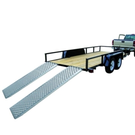 Oprijplaat aluminium 183x25cm 500kg per stuk