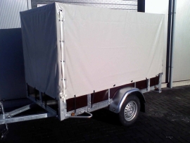 Aanhangwagen met huif Afmetingen 225x132x150