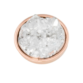 iXXXi | R05016-02 - Top part drusy crystal - ROSÉ GOLD