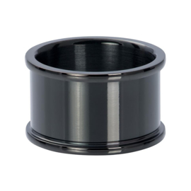 iXXXi | R01801-05 | Basisring 12mm - maat 17.5 - BLACK