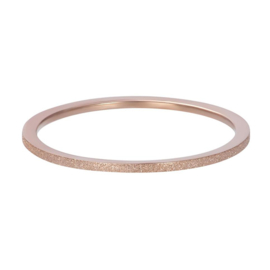 iXXXi | R03902-02 | Vulring Sandblasted 1mm - Maat 17 - ROSÉ GOLD