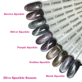 Diva | 904 | Sparkle Season | Black Sparkle 15ml