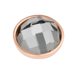 iXXXi | R05020-02 - Top part facet black diamond - ROSÉ GOLD