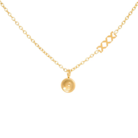 iXXXi | N05004-01 | Necklace chain top part base 50 cm | GOLD