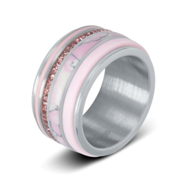 iXXXi | R02313-04 | Vulring Line Pink 2mm - maat 19 - ZILVER