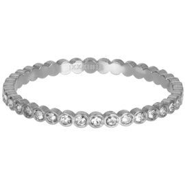 iXXXi | R05804-03 | Vulring Small Circle Stone 2mm - maat 18 - ZILVER