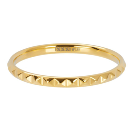 iXXXi | R02804-01 | Pyramid 2mm - maat 18 - GOLD