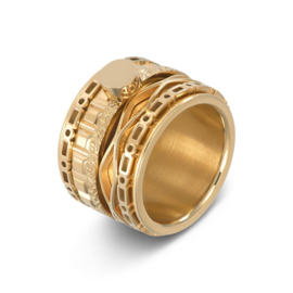 iXXXi | R06403-01 | Vulring Modern 4mm - maat 18 - GOLD