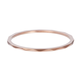 iXXXi | R03901-02 | Vulring Wave 1mm - Maat 19 - ROSÉ GOLD