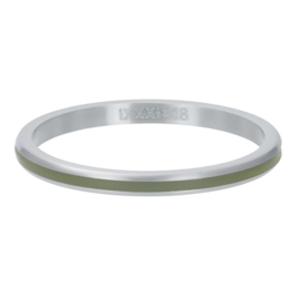 iXXXi | R02303-04 | Vulring Line Olivina 2mm - maat 18 - ZILVER