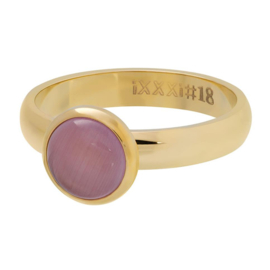 iXXXi | R04309-01 | Vulring Cateye Pink 4mm - maat 18 - GOLD