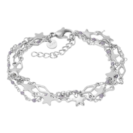 iXXXi | b00341-03 | Bracelets Kenia (grey) - SILVER