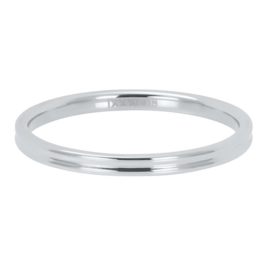 iXXXi | R02302-03 | Vulring Small Ribbed 2 mm - Maat 20 - ZILVER