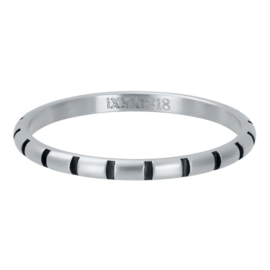 iXXXi | R02811-18 | Vulring Stripes 2mm  - maat 20  ZILVER