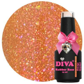 Diva | R50 | Rubberbase Orange Crystal 15ml