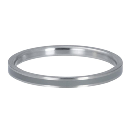 iXXXi | R02314-04 | Vulring Line Grey 2mm - maat 19 - ZILVER