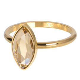 iXXXi | R05701-01 | Vulring Royal Diamond Topaz 2mm - maat 17 - GOLD