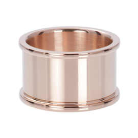 iXXXi | R01801-02 | Basisring 12mm - maat 17 - ROSÉ GOLD