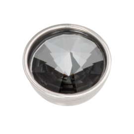 iXXXi | R05017-03 - Top part pyramid black diamond - SILVER