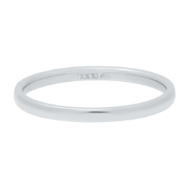 iXXXi | R02301-03 | Vulring Small Smooth 2mm - maat 20 - ZILVER