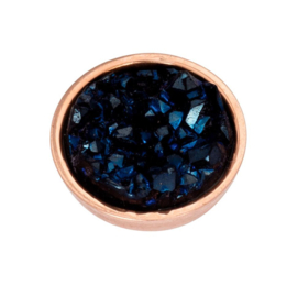 iXXXi | R05013-02 - Top part Drusy Dark Blue - ROSÉ GOLD