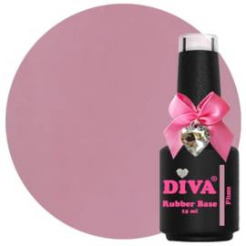 Diva | R27 | Rubber base Plum 15ml