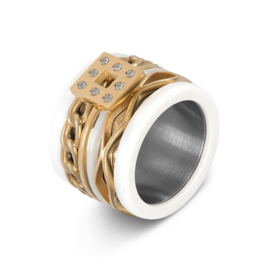 iXXXi | R06403-01 | Vulring Modern 4mm - maat 19 - GOLD