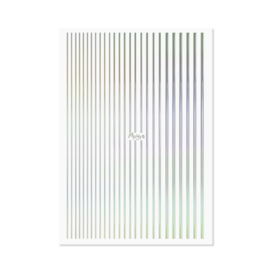 Moyra | Striping strips Holo Silver