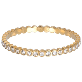 iXXXi | R05804-01 | Vulring Small Circle Stone 2mm - maat 18 - GOLD