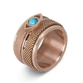 iXXXi | R03206-02 | Vulring Mesh 4mm - maat 18 - ROSÉ GOLD