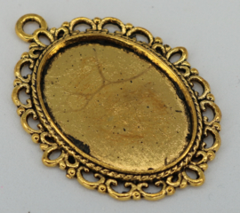 Medaillon - Ovaal ornament goud