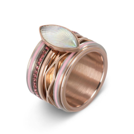 iXXXi | R06403-02 | Vulring Modern 4mm - maat 18 - ROSÉ GOLD